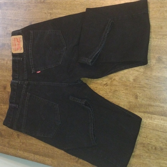Men's Black Levi 505 W 38 L 30 - Picture 7 of 8